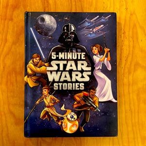 Disney Star Wars Hard Cover Book 2015 Edition of “5-Minute Star Wars Stories”